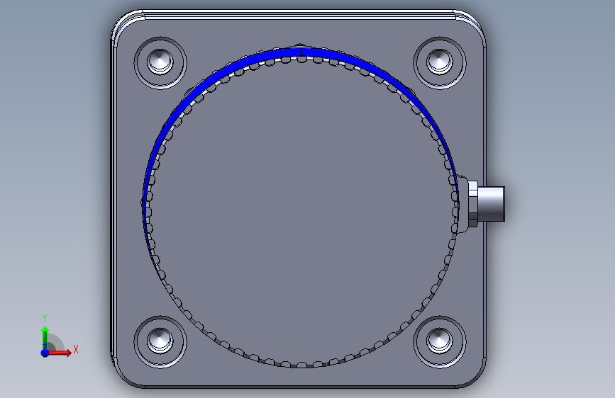 激光雷达组件1751335 正面视图