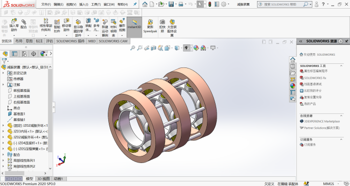 轮毂电机设计模型图1470581