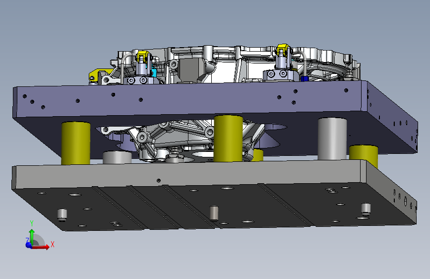 离合器壳体夹具设计模型733492