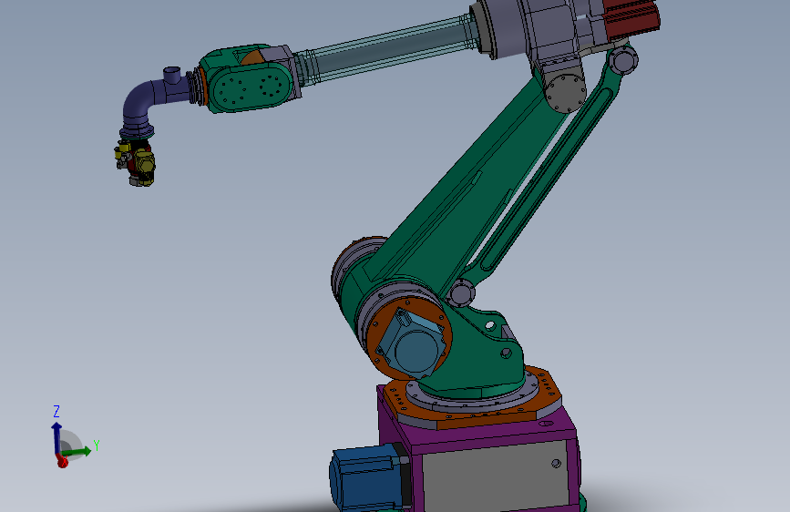 喷涂机器人设计SW三维 869298