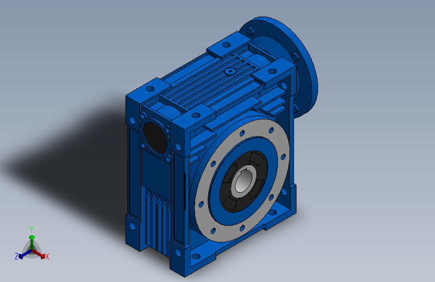 NMRV130铝合金涡轮减速机1500W_2200W电机马达蜗轮蜗杆减速机_RV减速机_铝合金减速机_NMRV130-7.5_90B5-GV1500S
