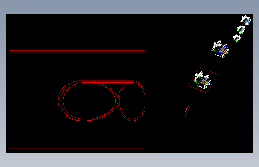 等尺寸横向（45度）分支的布局与发展