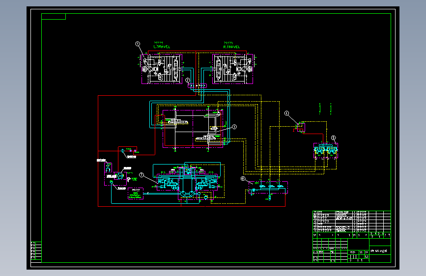 小型挖掘机底盘行驶液压系统设计【行走机构履带式】248806