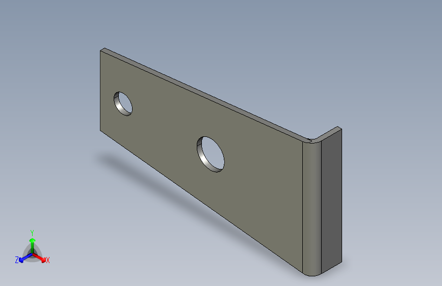 盖板落料冲孔弯曲模具设计