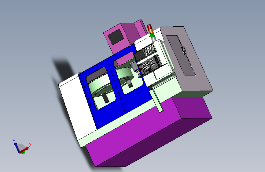 JCS-018立时加工中心主轴箱及(sw+说明书+cad)