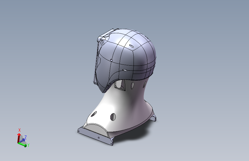 人形机器人头设计
