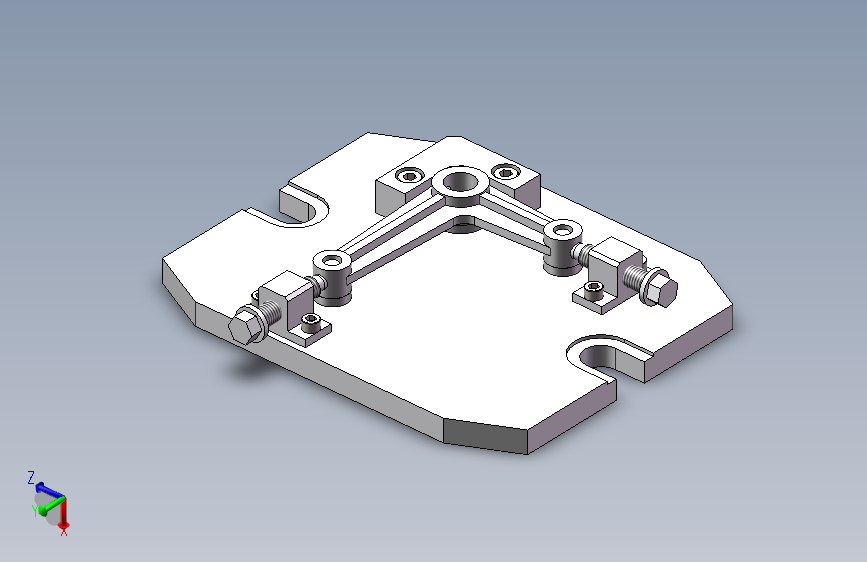 曲柄加工夹具703743
