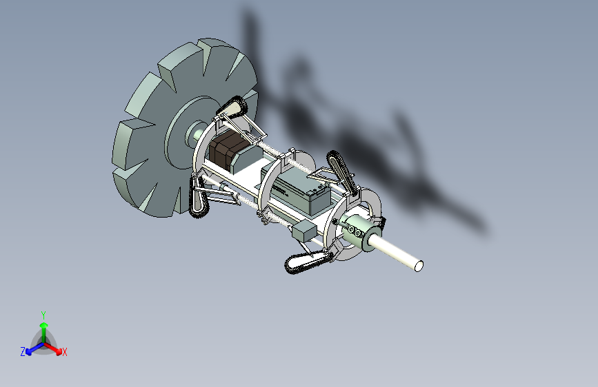 管道行走清洗机器人设计1784849