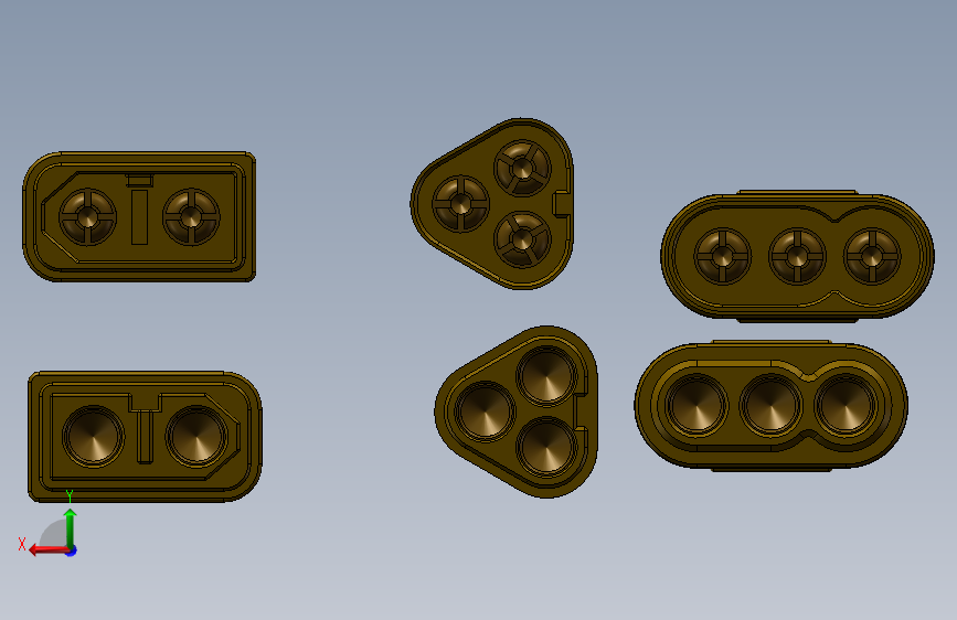XT60h-MR60-MT60常用插头 1731706_SOLIDWORKS 2016_模型图纸下载 – 懒石网