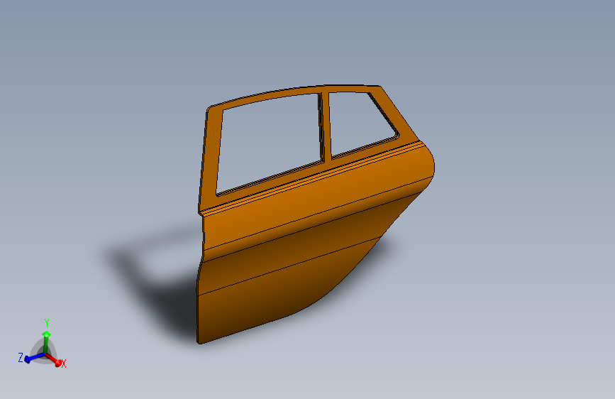 车门面板设计 _ SolidWorks