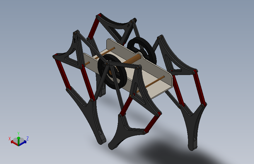 沙丘人四足机械狗