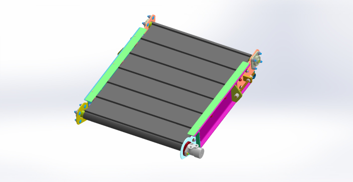 混合器卸料皮带输送机
