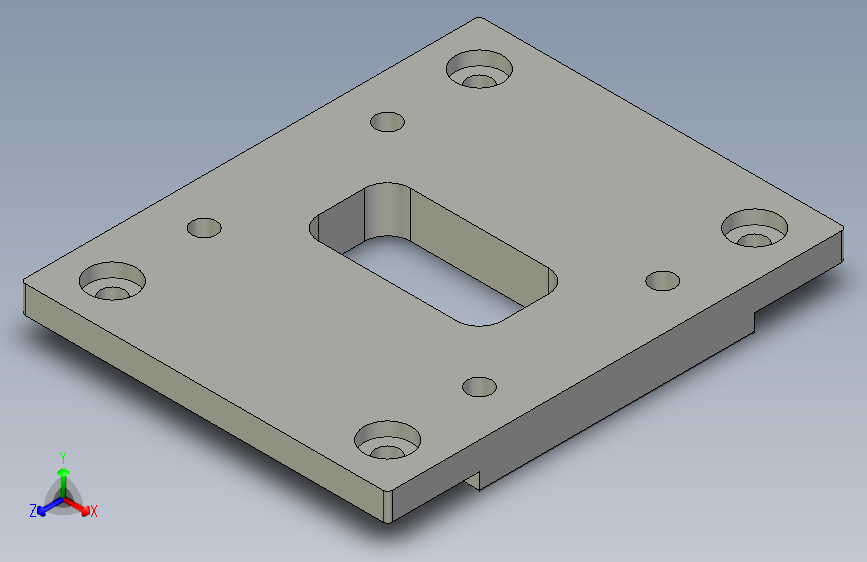 Openbuilds-style 主轴安装底板（65_71_80mm）