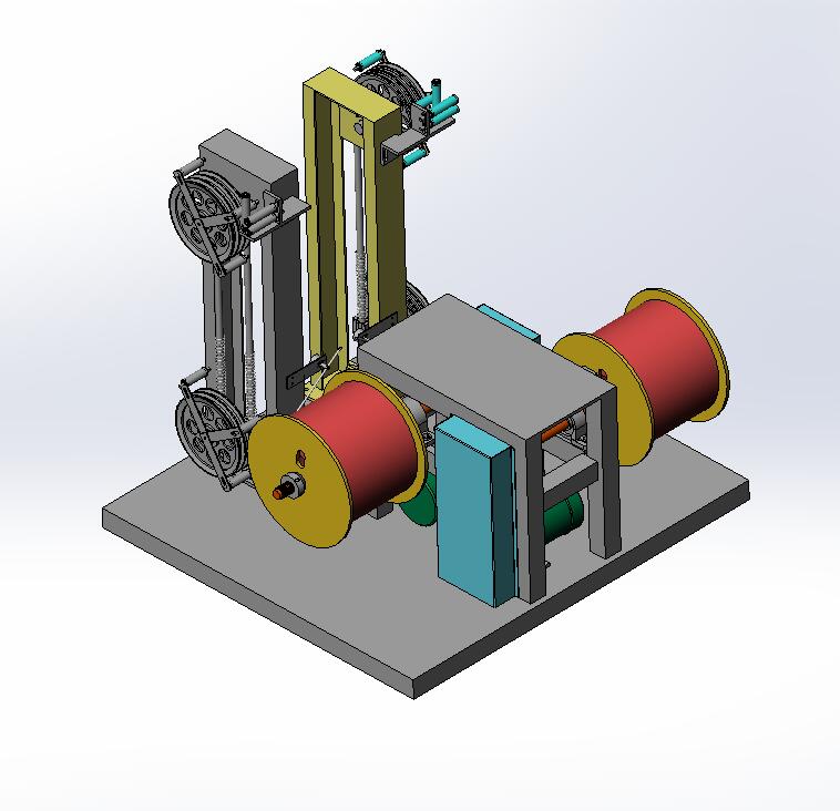 A3 放线机构自动调节松紧机构