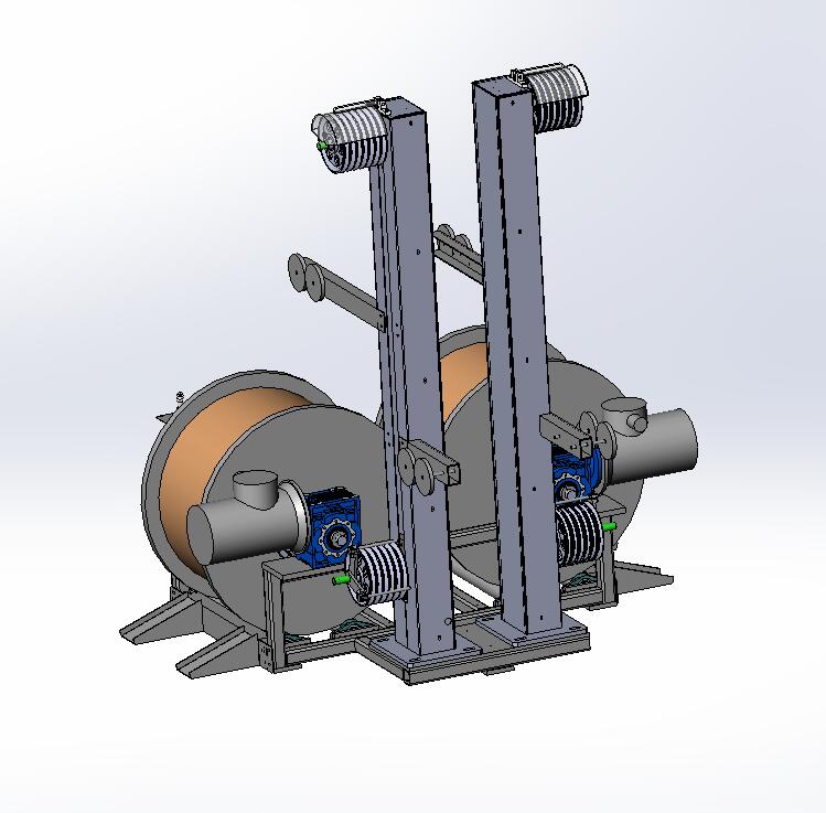 A2  线圈线捆双工位放线机构
