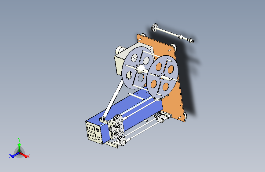线材放线机设备.stp