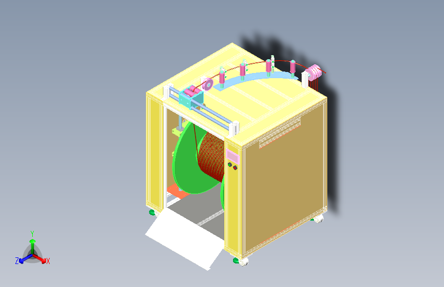 A6 放线架 自动裁线放线架 原文件.x_t