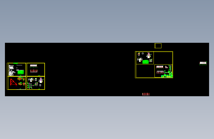 屋顶广告牌结构施工图