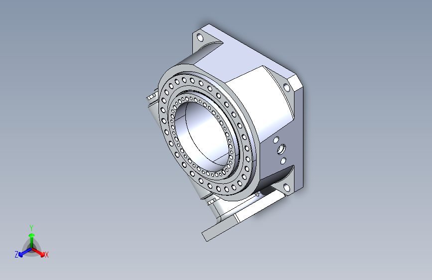 PT115侧装中空旋转平台