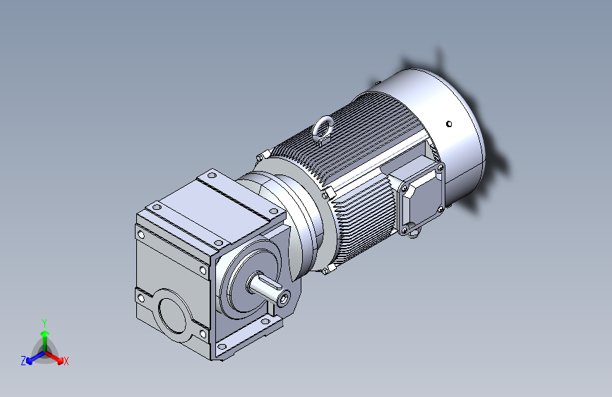 S37斜齿轮蜗轮减速机