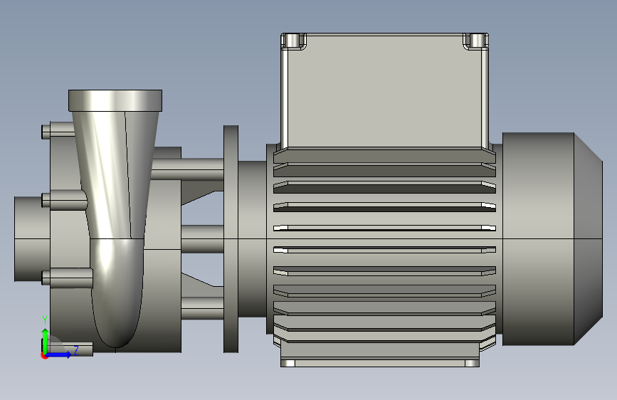 WP系列泵业_WP200-I 左侧视图