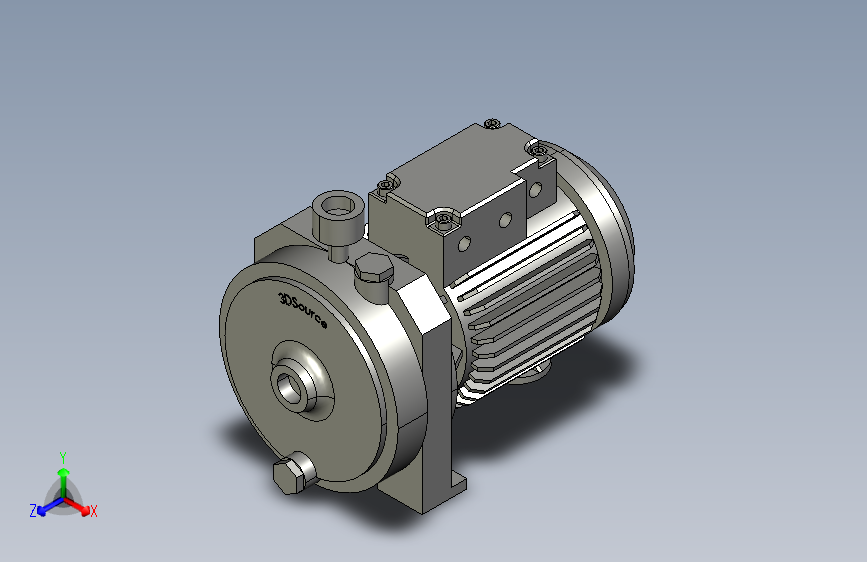 单叶轮离心泵 铸铁材质_CMA0.50M