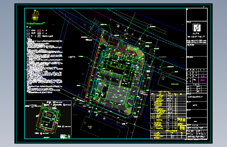 德高大厦总平面布置图