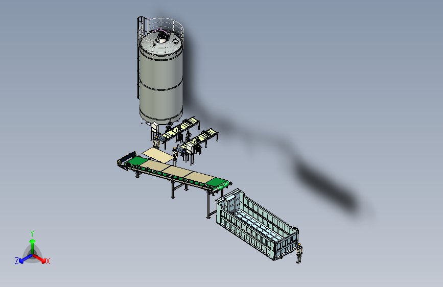 物料自动化输送与分装系统