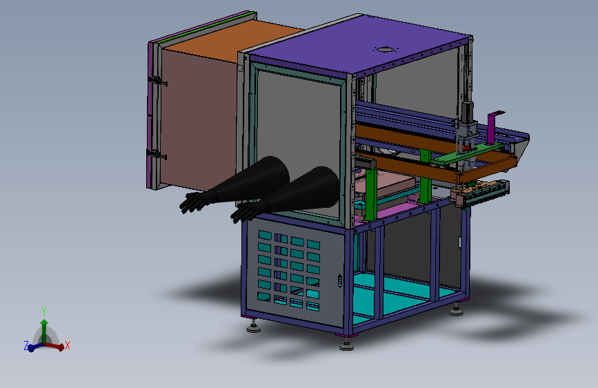 注液机上料段，标准的称重机构、电池夹取机构