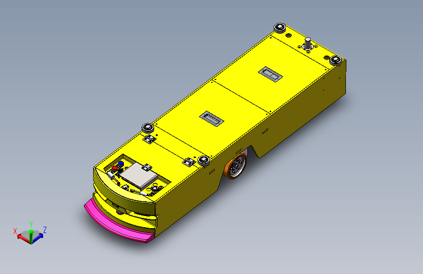 单向潜伏牵引AGV