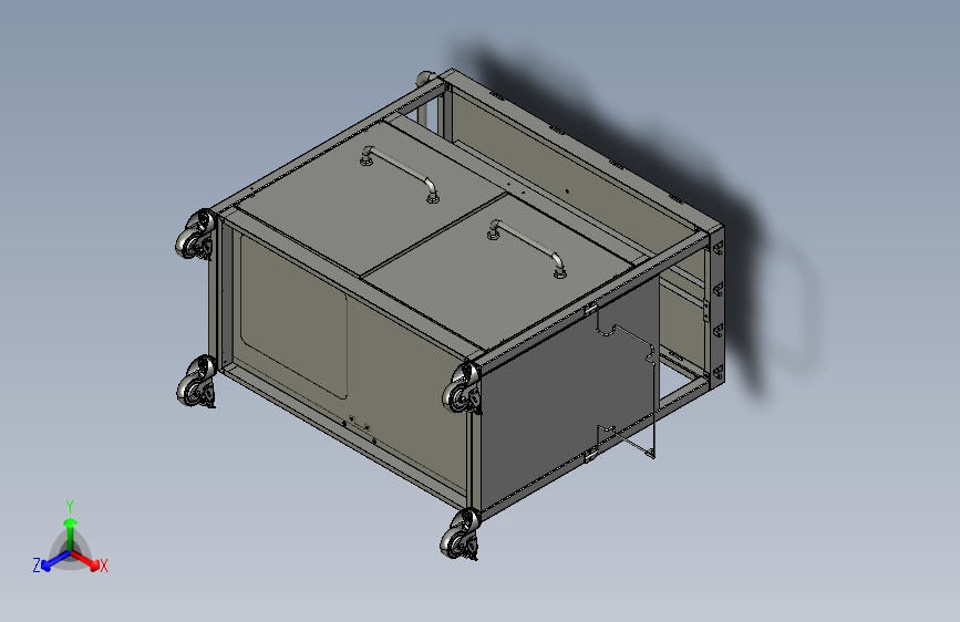 BBQ推车-带储物柜