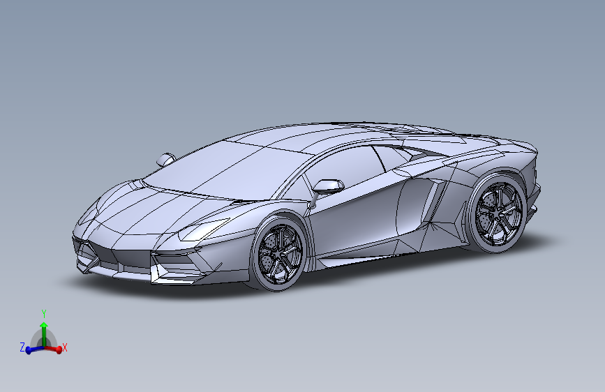 兰博基尼 aventador