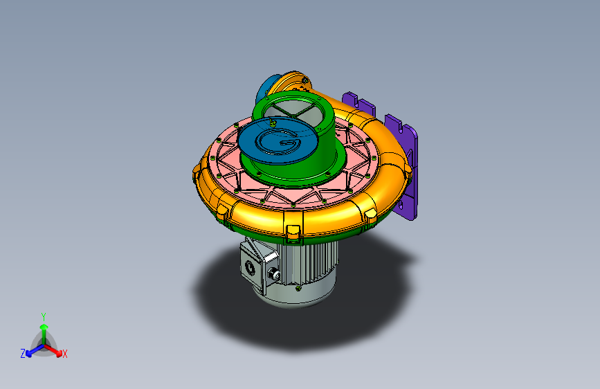 TB100-2-1.5KW中压透浦式鼓风机