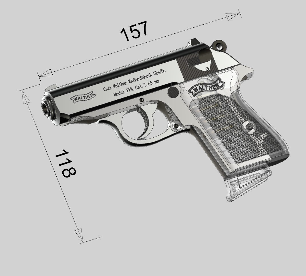 Walther PPK德国瓦尔特自动手枪