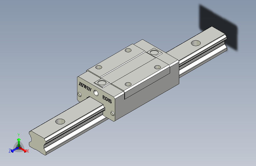 上银直线轴承导轨 EGH15CA