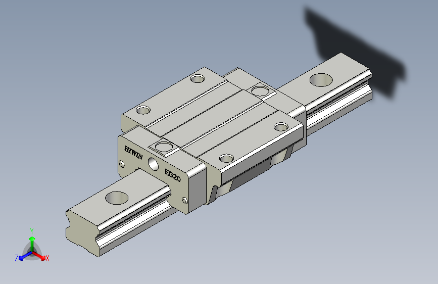 上银直线轴承导轨 EGW20CA