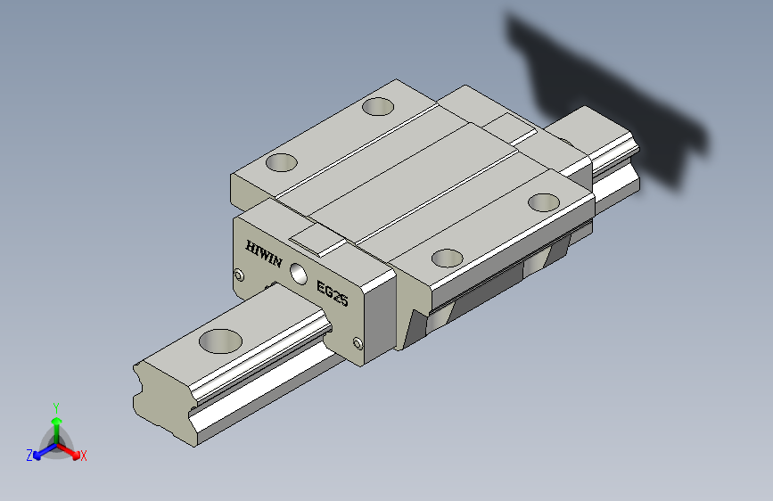 上银直线轴承导轨 EGW25CA