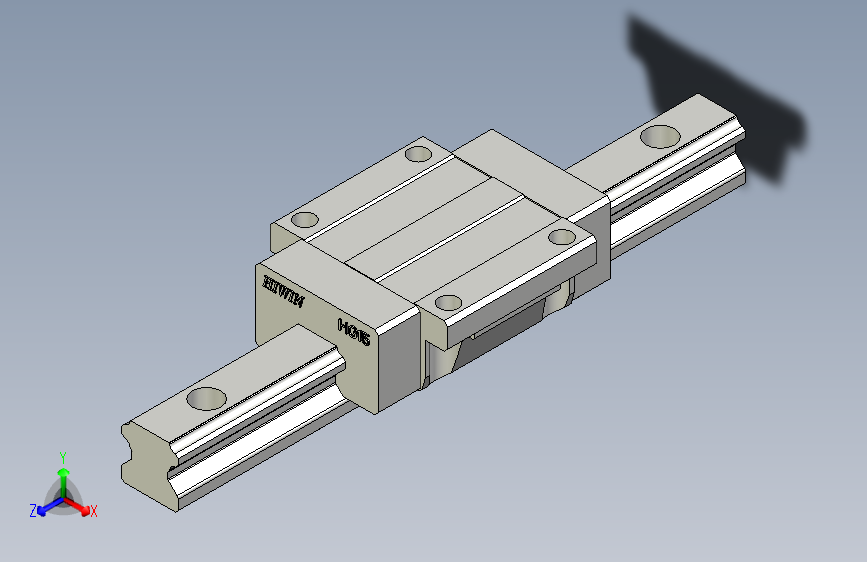 上银直线轴承导轨 HGW15CC