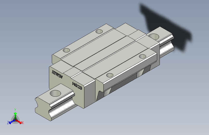 上银直线轴承导轨 HGW20HC