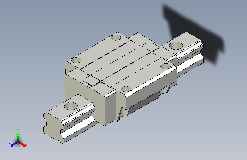 上银直线轴承导轨 HGW25CC