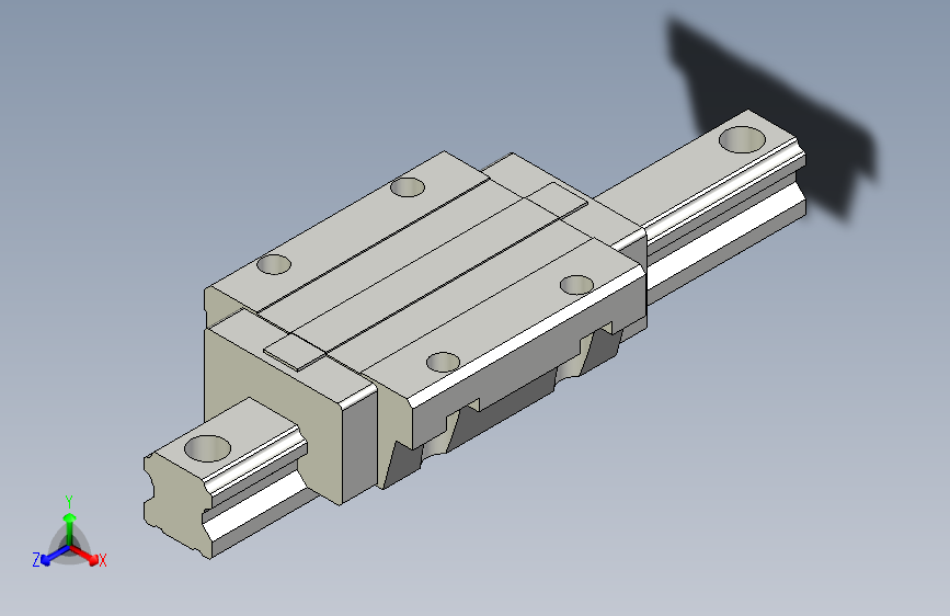 上银直线轴承导轨 HGW25HC