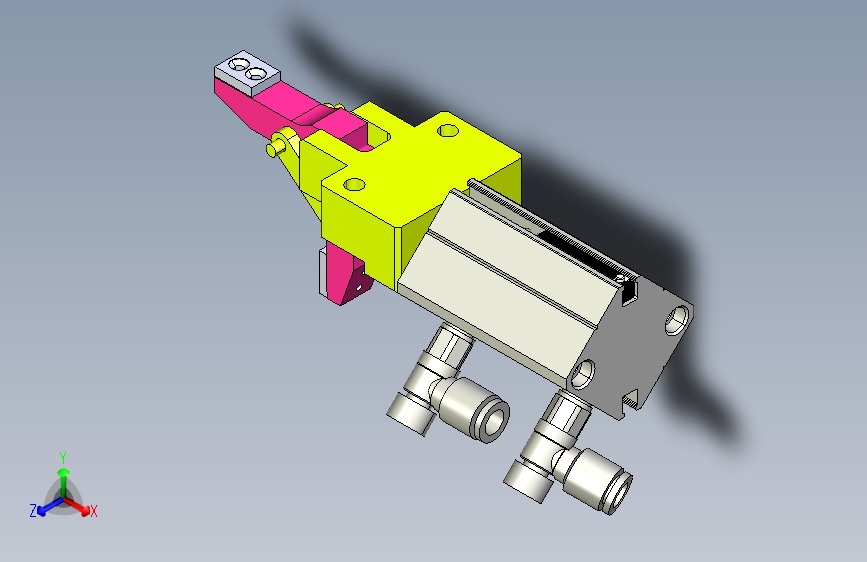 蛇形气缸HC-16-D（有磁）（亚德客气缸）