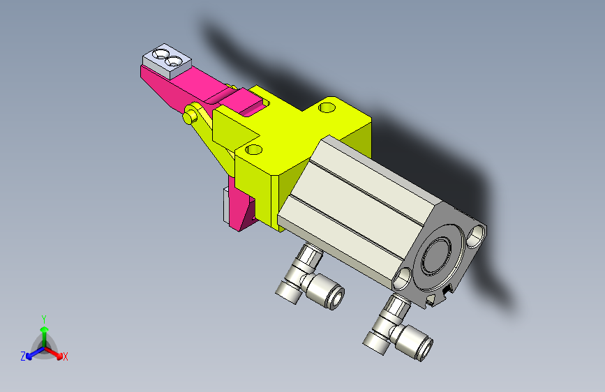 蛇形气缸HC-25-D（有磁）（亚德客气缸）