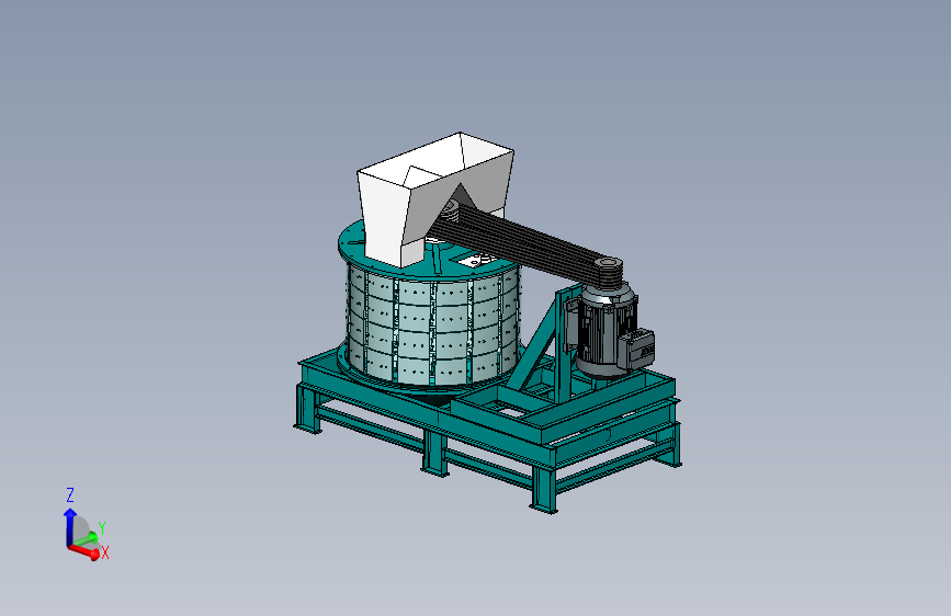 1750复合破碎机3d  1094580