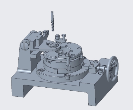 填料箱盖加工工艺及分度钻4-M10孔夹具设计[含Proe三维图]