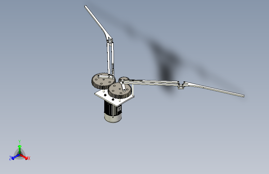 机械仿生鸟结构设计-扑翼机
