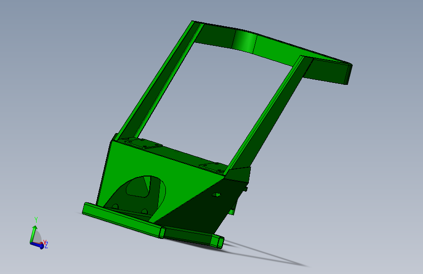 搅拌车后机架总成499683