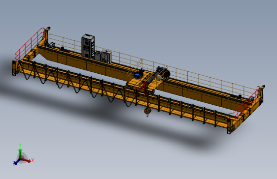双梁起重机SW23三维 1627495