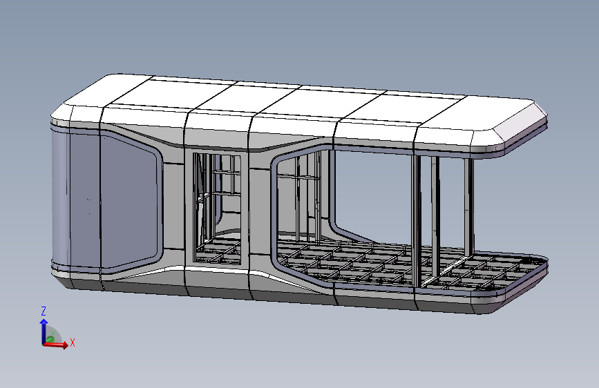 轻钢龙骨太空舱1736278