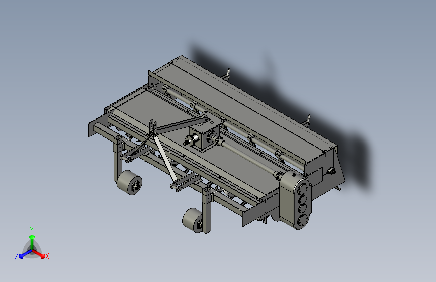 弹齿式水田埋茬耕整机1385939